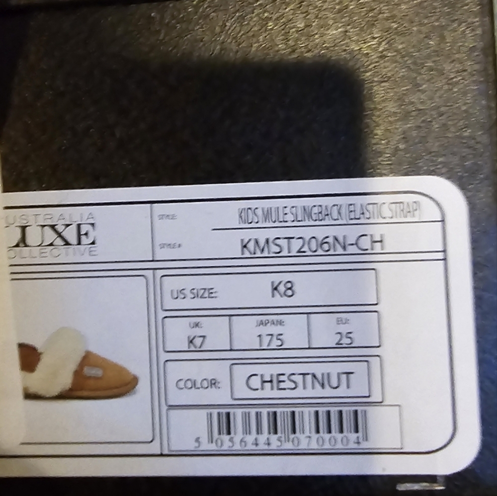 Australia Luxe Collect Sheepskin Slingback Kids Mule  Unisex Kids 8 Retail$165 - Picture 8 of 8